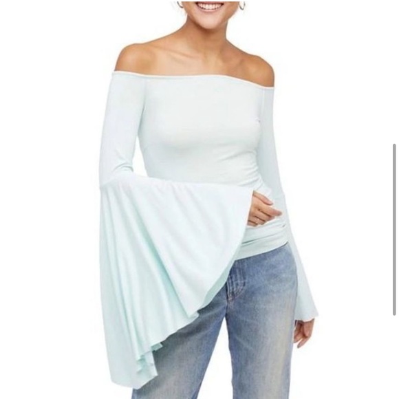 Free People Birds of Paradise Bell Sleeve Top - Picture 3 of 7